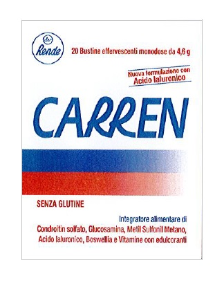 CARREN 20 BUSTINE EFFERVESCENTI MONODOSE DA 4,6 G L'UNA - FARMAPRIME