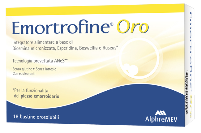 EMORTROFINE ORO 18 BUSTINE DA 3 G - FARMAPRIME