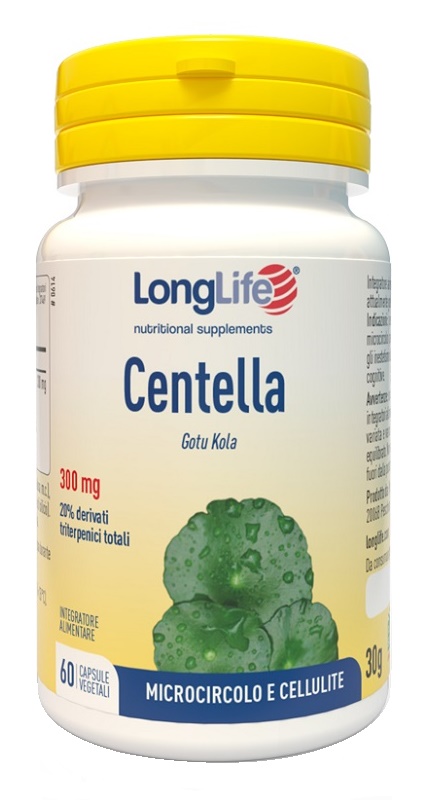 LONGLIFE CENTELLA 20% 60 CAPSULE VEGETALI SENZA GLUTINE - FARMAPRIME