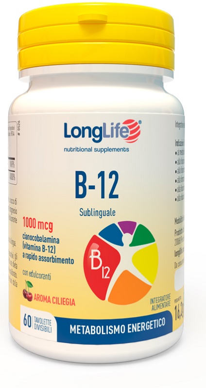 LONGLIFE B12 1000 MCG 60 TAVOLETTE - FARMAPRIME