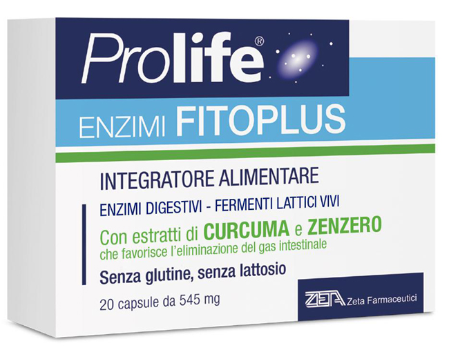 PROLIFE ENZIMI FITOPLUS 20 CAPSULE - FARMAPRIME
