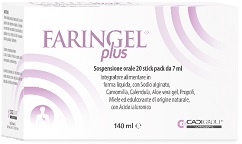 FARINGEL PLUS 20 STICK PACK 7 ML - FARMAPRIME