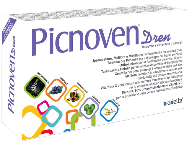 PICNOVEN DREN 100 COMPRESSE 62 G - FARMAPRIME