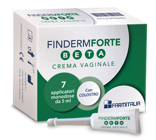 FINDERM FORTE BETA CREMA VAGINALE 7 APPLICATORI MONOUSO 5 G - FARMAPRIME