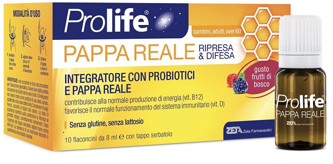 PROLIFE PAPPA REALE 10 FLACONI DA 8 ML - FARMAPRIME