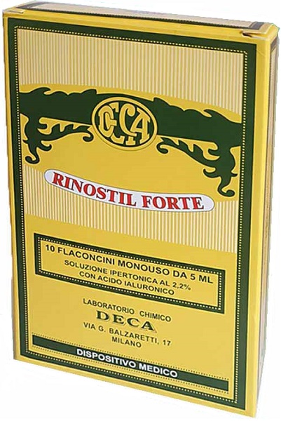 RINOSTIL FORTE SOLUZIONE IPERTONICA 10 FLACONCINI MONOUSO DA 5 ML - FARMAPRIME