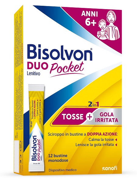 BISOLVON DUO POCKET LENITIVO NEW 12 BUSTINE - FARMAPRIME