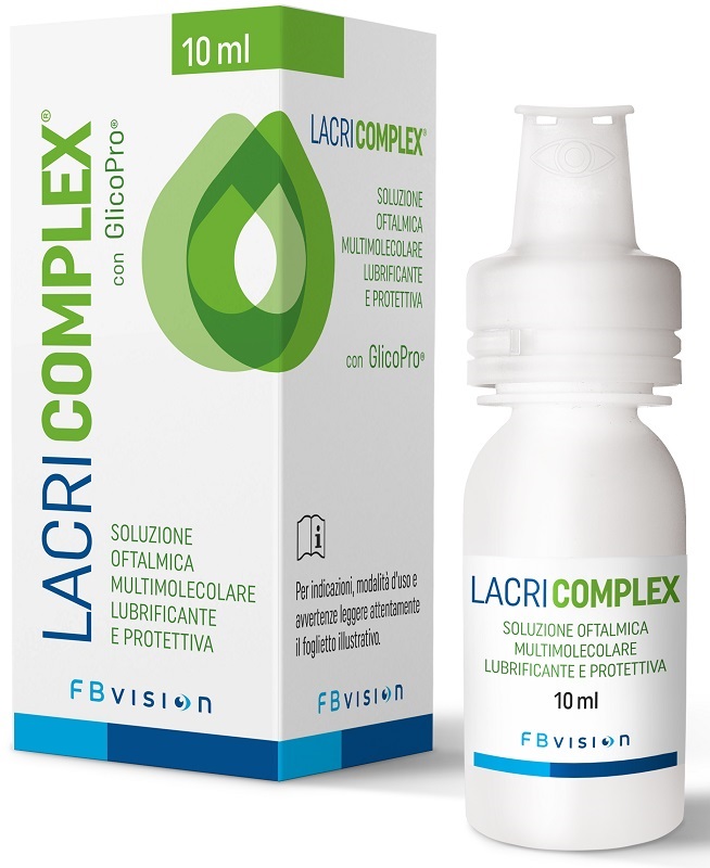 LACRICOMPLEX SOLUZIONE OFTALMICA MULTIMOLECOLARE LUBRIFICANTE PROTETTIVA 10 ML - FARMAPRIME
