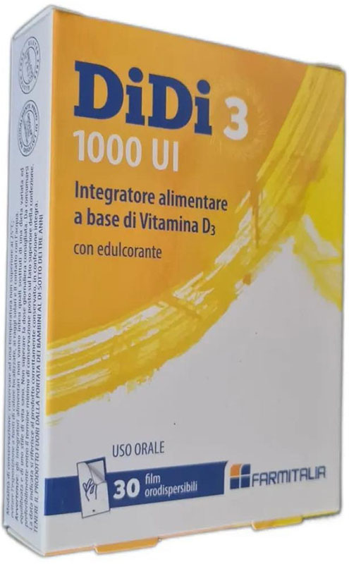 DIDI3 1000 UI 30 FILM ORODISPERSIBILI - FARMAPRIME