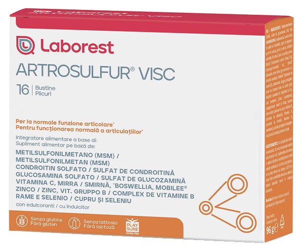 ARTROSULFUR VISC 16 BUSTINE DA 6 G - FARMAPRIME