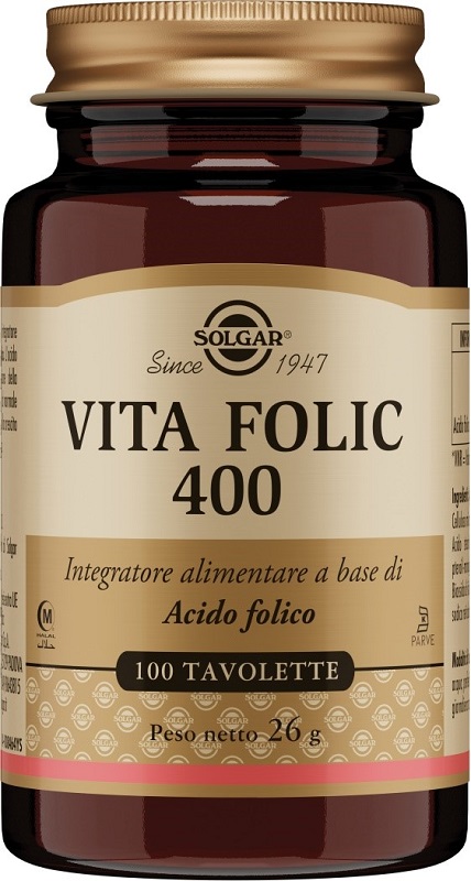 VITA FOLIC 400 100 TAVOLETTE - FARMAPRIME