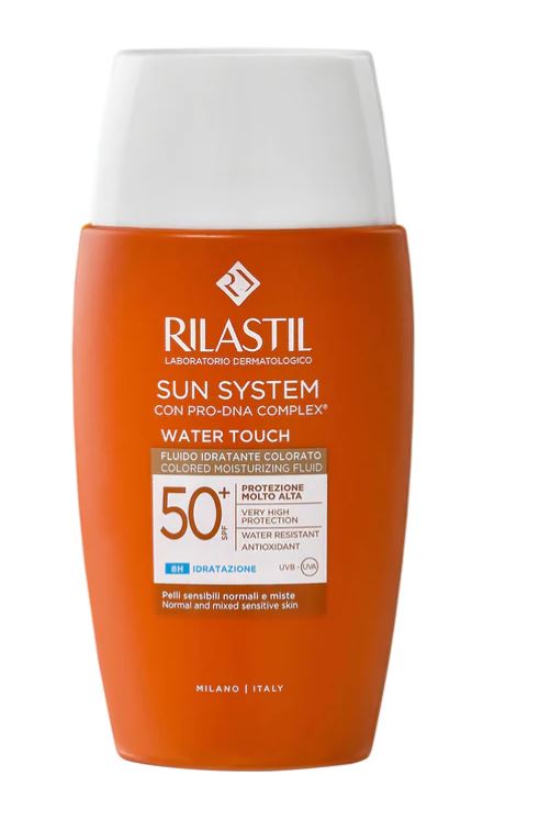RILASTIL SUN SYSTEM WATER TOUCH COLOR FLUIDO SPF50+ 50 ML - FARMAPRIME