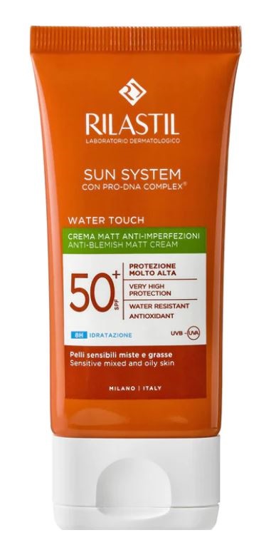 RILASTIL SUN SYSTEM WATER TOUCH MAT CREMA SPF50+ 50 ML - FARMAPRIME
