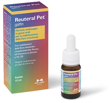 REUTERAL PET GATTO GOCCE 10 ML - FARMAPRIME