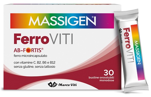 MASSIGEN FERROVITI 30 BUSTINE OROSOLUBILI - FARMAPRIME