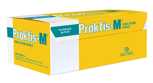 PROKTIS-M EMULSIONE ORALE 10 STICK DA 10 ML - FARMAPRIME