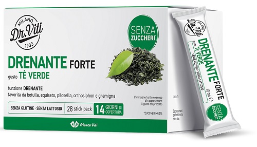 DR VITI DRENANTE FORTE TE VERDE 28 STICK PACK SENZA ZUCCHERI - FARMAPRIME