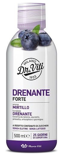 DR VITI DRENANTE FORTE MIRTILLO 500 ML SENZA ZUCCHERI - FARMAPRIME