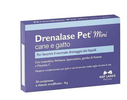 DRENALASE PET MINI CANE GATTO 20 COMPRESSE - FARMAPRIME