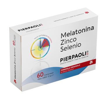 MELATONINA ZINCO SELENIO PIERPAOLI 60 COMPRESSE - FARMAPRIME