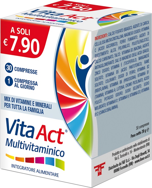 VITA ACT MULTIVITAMINICO 30 COMPRESSE - FARMAPRIME