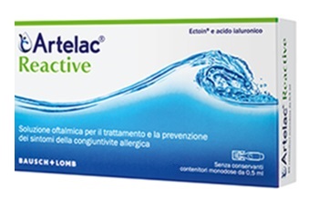 ARTELAC REACTIVE SOLUZIONE OFTALMICA MONODOSE 10 UNITA' DA 0,5 ML - FARMAPRIME