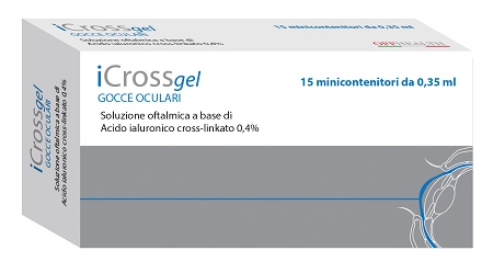 ICROSS GEL GOCCE OCULARI ACIDO IALURONICO CROSS-LINKATO 0,4% 15 MONODOSE DA 0,35 ML - FARMAPRIME