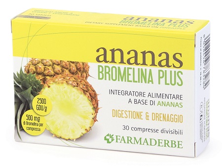 ANANAS BROMELINA PLUS 30 COMPRESSE - FARMAPRIME