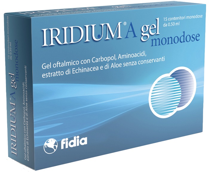 IRIDIUM A GEL OFTALMICO MONODOSE 15 CONTENITORI DA 0,50 ML - FARMAPRIME