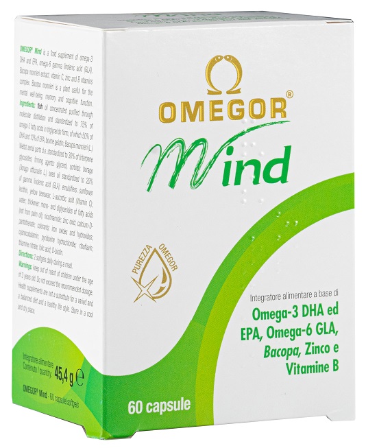 OMEGOR MIND 60 CAPSULE MOLLI - FARMAPRIME