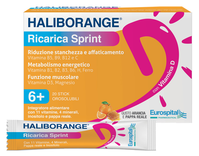 HALIBORANGE RICARICA SPRINT 20 STICK PACK 2 G - FARMAPRIME