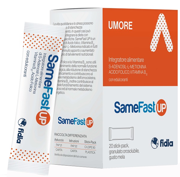 SAMEFAST UP 20 STICK PACK GRANULATO OROSOLUBILE GUSTO ANANAS - FARMAPRIME