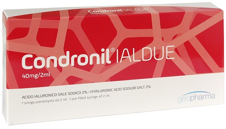 SIRINGA INTRA-ARTICOLARE CONDRONIL IALDUE PRERIEMPITA ACIDO IALURONICO SALE SODICO 40 MG 2 ML - FARMAPRIME