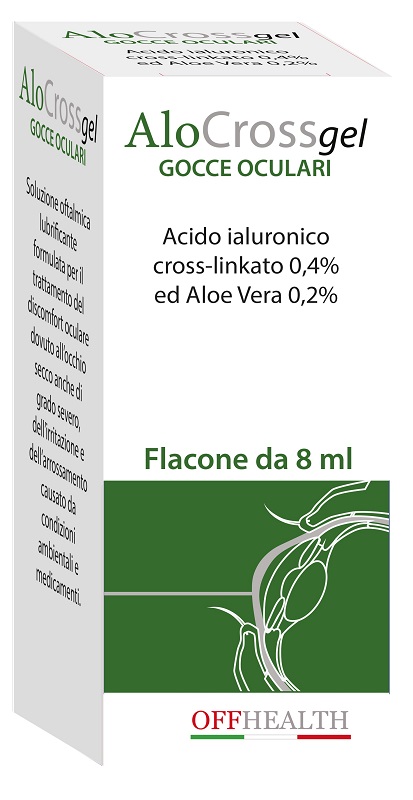 ALOCROSS GOCCE OCULARI ACIDO IALURONICO CROSS-LINKATO 0,2% E ALOE VERA 8 ML - FARMAPRIME