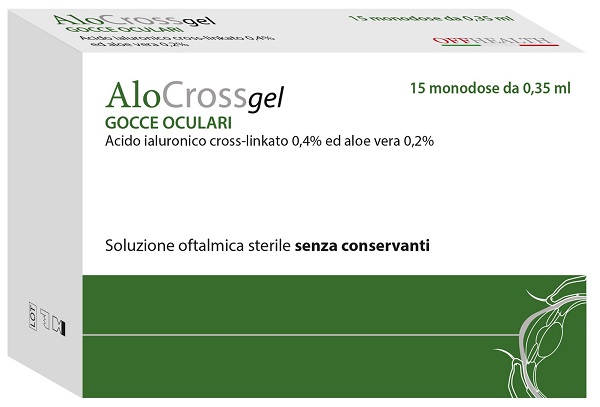 ALOCROSS SOLUZIONE OFTALMICA ACIDO IALURONICO CROSS-LINKATO 0,2% E ALOE VERA 15 MONODOSE DA 0,35 ML - FARMAPRIME