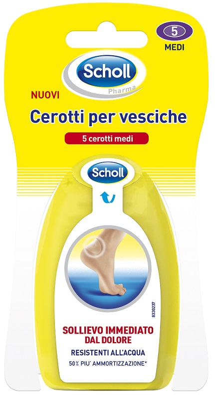 SCHOLL CEROTTI PER VESCICHE MEDIO DITA DEI PIEDI 6 PEZZI - FARMAPRIME