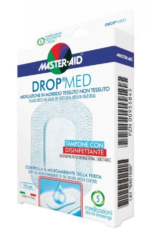 MEDICAZIONE MASTER-AID DROP MED 10 X 10 CM 5 PEZZI - FARMAPRIME