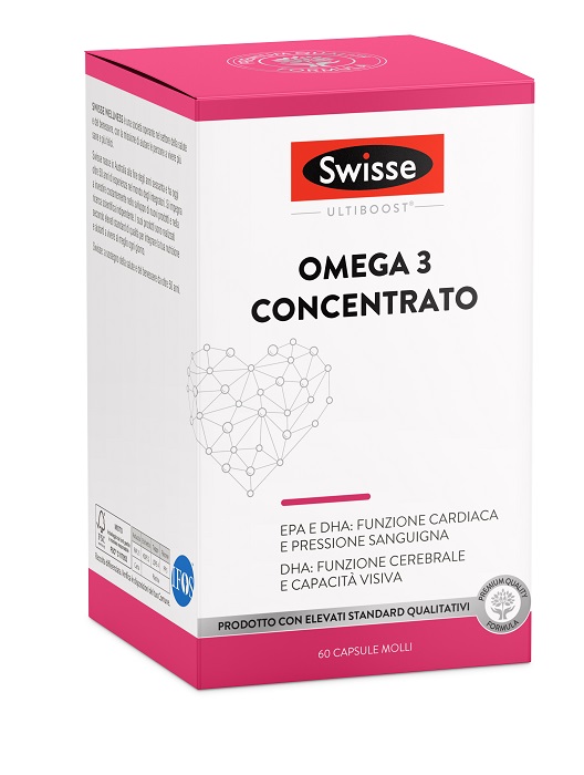 SWISSE OMEGA 3 CONCENTRATO 60 CAPSULE MOLLI DA 2440 MG - FARMAPRIME