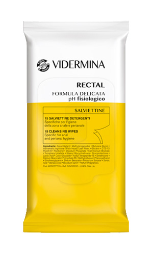 VIDERMINA RECTAL SALVIETTINE 15 PEZZI - FARMAPRIME