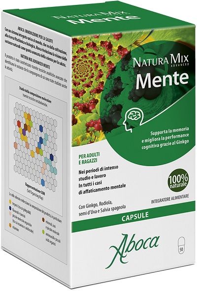 NATURA MIX ADVANCED MENTE 50 CAPSULE - FARMAPRIME