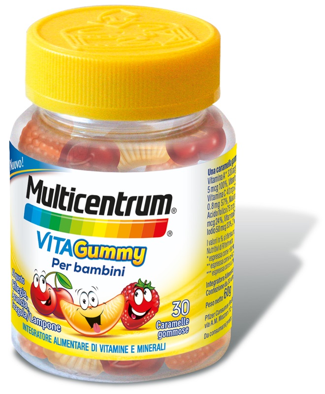 MULTICENTRUM VITAGUMMY 30 CARAMELLE GOMMOSE - FARMAPRIME