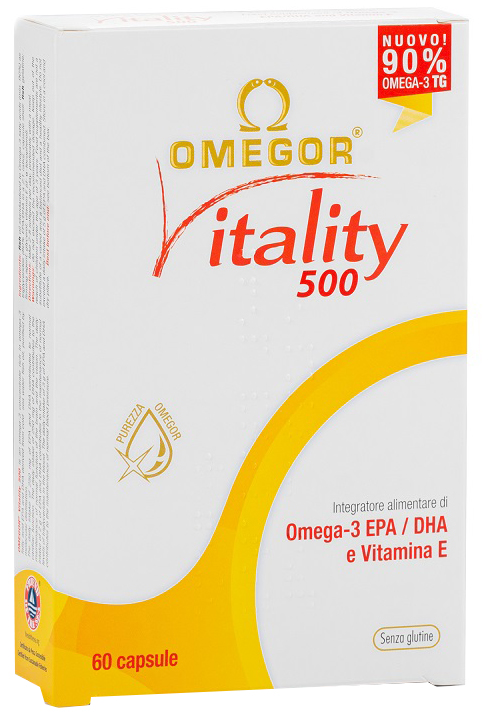 OMEGOR VITALITY 500 60 CAPSULE - FARMAPRIME