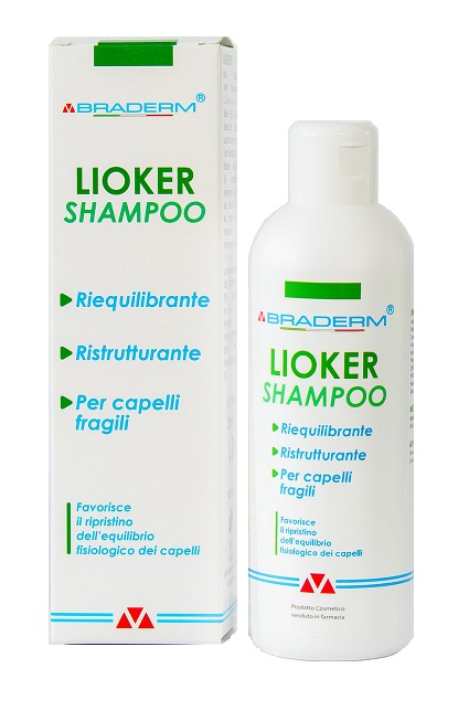 LIOKER SHAMPOO 200 ML BRADERM - FARMAPRIME