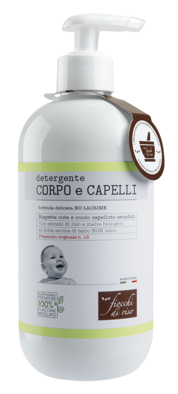 FIOCCHI DI RISO DETERGENTE CORPO/CAPELLI TALCO 400 ML - FARMAPRIME