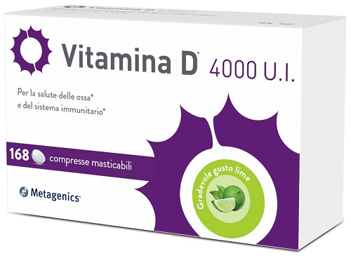 VITAMINA D 4000UI 168 COMPRESSE MASTICABILI - FARMAPRIME