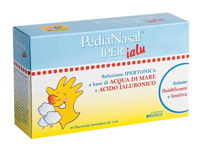 PEDIANASAL IPER SOLUZIONE IPERTONICA CON ACIDO IALURONICO 20 FLACONCINI MONODOSE DA 5 ML - FARMAPRIME