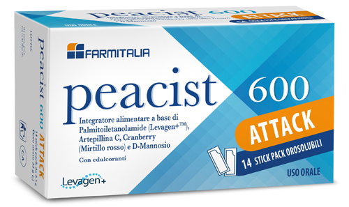 PEACIST 600 ATTACK 14 STICK PACK OROSOLUBILI - FARMAPRIME