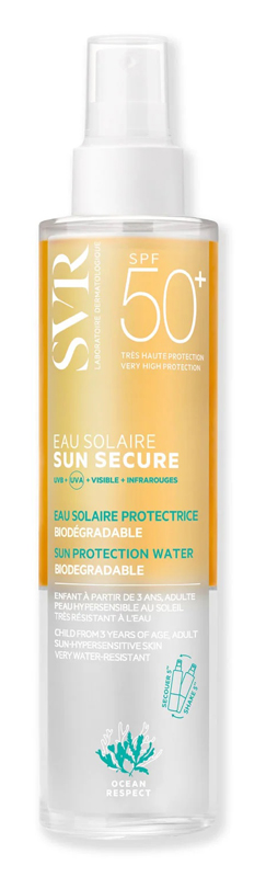 SUN SECURE EAU SOLAIRE SPF50 200 ML - FARMAPRIME