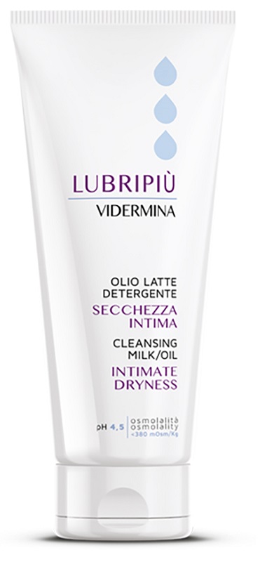 VIDERMINA LUBRIPIU' OLIO LATTE DETERGENTE SECCHEZZA INTIMA 200 ML - FARMAPRIME