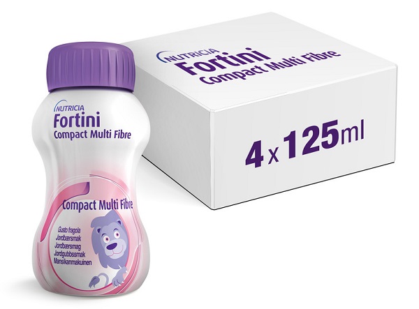 FORTINI COMPACT MULTI FIBRE FRAGOLA 4 PEZZI 125 G - FARMAPRIME